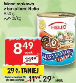 Delikatesy Centrum Masa makowa z bakaliami Helio oferta