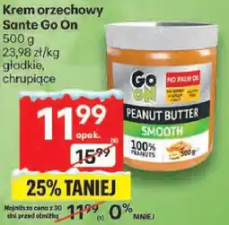 Delikatesy Centrum Krem orzechowy Sante Go On gładkie, chrupiące oferta