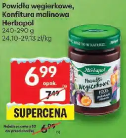 Delikatesy Centrum Powidła węgierkowe, Konfitura malinowa Herbapool oferta