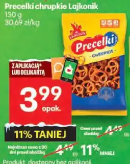 Delikatesy Centrum Precelki chrupkie Lajkonik oferta