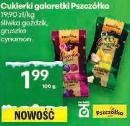 Delikatesy Centrum Cukierki galaretki Pszczółka gruszka cynamon oferta