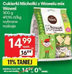 Delikatesy Centrum Cukierki Michałki z Wawelu mix Wawel wybrane rodzaje oferta