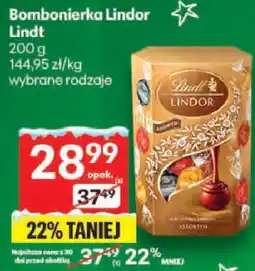 Delikatesy Centrum Bombonierka Lindor Lindt wybrane rodzaje oferta