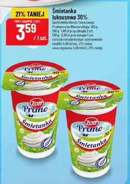 Polomarket Śmietanka luksusowa 30% Spółdzielnia Obrotu Towarowego Przetwórstwa Mleczarskiego Zott oferta