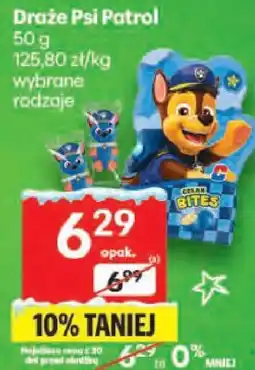 Delikatesy Centrum Draże Psi Patrol 56g wybrane rodzaje oferta
