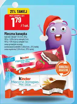 Polomarket Mleczna kanapka Kinder Milk Slice oferta