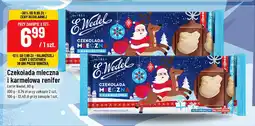 Polomarket Czekolada mleczna i karmelowa renifer E.Wedel Lotte Wedel oferta