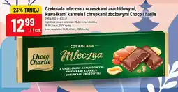 Polomarket Czekolada mleczna z orzeszkami arachidowymi, kawałkami karmelu i chrupkami zbożowymi Choco Charlie oferta