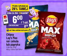Polomarket Chipsy Lay's Max ser cebula lub papryka oferta