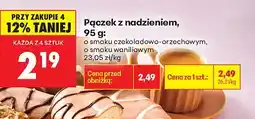 Biedronka Pączek z nadzieniem o smaku czekoladowo-orzechowym Biedronka oferta