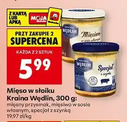 Biedronka Mięso w słoiku mięsny przysmak Kraina Wędlin oferta