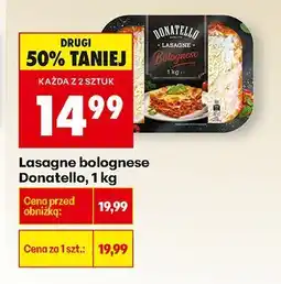Biedronka Lasagne bolognese, 1 kg Donatello oferta