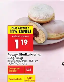 Biedronka Pączek z cukrem pudrem Słodka Kraina oferta