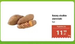 Biedronka Bataty słodkie ziemniaki luz Biedronka oferta