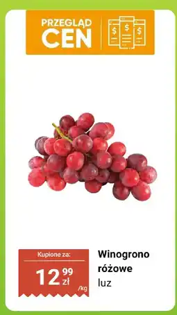Biedronka Winogrono różowe luz Biedronka oferta