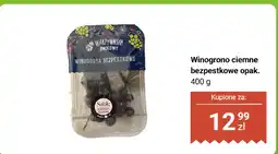 Biedronka Winogrono ciemne bezpestkowe opak. 400 g Warzywiak Owocowy oferta