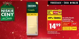 Biedronka Ser żółty gouda w plastrach, 1 kg Światowid oferta
