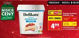 Biedronka Twaróg sernikowy, 1 kg Delikate oferta