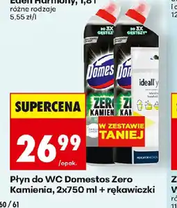 Biedronka Domestos Płyn do WC Zero Kamienia oferta