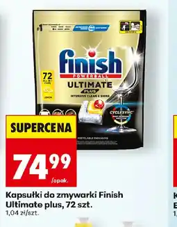 Biedronka Finish Kapsułki do zmywarki Ultimate plus oferta