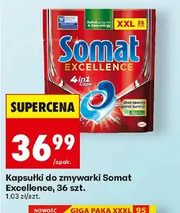 Biedronka Somat Kapsułki do zmywarki Excellence oferta