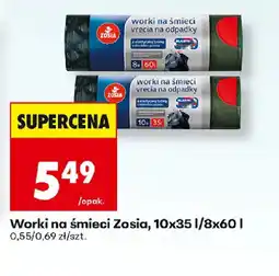 Biedronka Worki na śmieci Zosia oferta