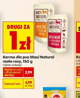 Biedronka Maxi Natural karma dla psa oferta