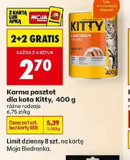 Biedronka Kitty karma pasztet dla kota oferta