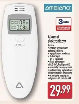 ALDI Alkomat elektroniczny oferta