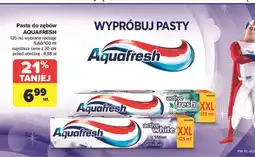 Carrefour Pasta do zębów Aquafresh Active White oferta