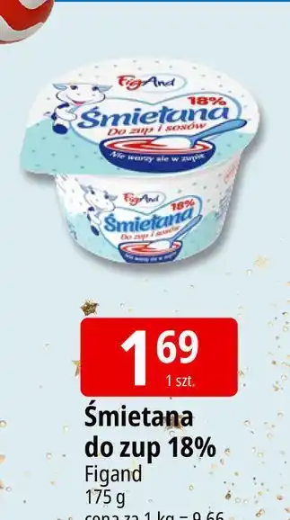 Śmietana do zup 18% Figand
