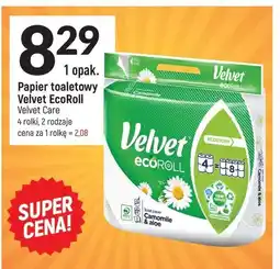 E.Leclerc Papier toaletowy rumianek i aloes Velvet Eco Roll oferta