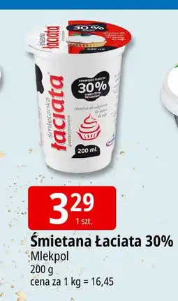 E.Leclerc Śmietana 30% Łaciata oferta