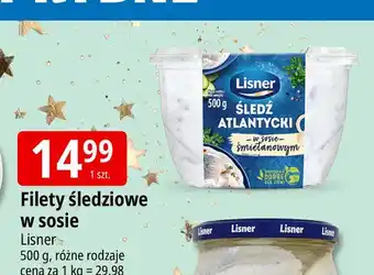 Filety śledziowe w sosie śmietanowym Lisner
