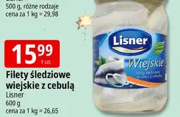 E.Leclerc Wiejskie filety śledziowe w oleju z cebulką Lisner oferta