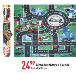 E.Leclerc Mata do zabawy + autek 70 x 80 cm oferta