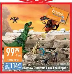 E.Leclerc Zestaw dinozaur t-rex i helikopter oferta