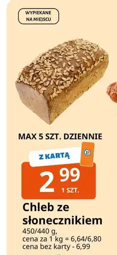 E.Leclerc Chleb słonecznikowy oferta