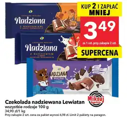 Lewiatan Czekolada nadziewana Lewiatan wszystkie rodzaje oferta