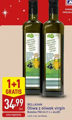 ALDI Oliwa z oliwek virgin 1+1 GRATIS Bellasan oferta