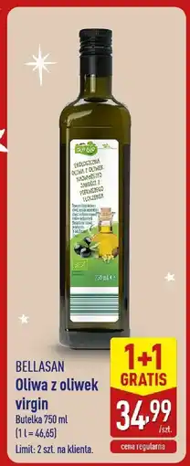 ALDI Oliwa z oliwek virgin 1+1 GRATIS Bellasan oferta