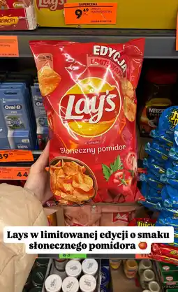 Biedronka Chipsy Lay's o smaku słoneczny pomidor oferta