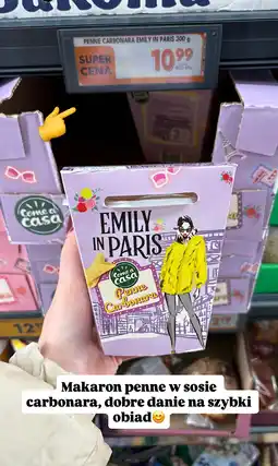 Biedronka Makaron penne carbonara Emily in Paris Come a Casa oferta