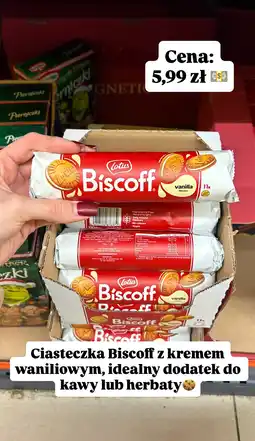 Biedronka Ciasteczka Biscoff Lotus z kremem waniliowym oferta