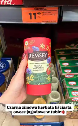 Biedronka Herbata zimowa cejlońska Remsey liściasta owoce jagodowe czarna liściasta oferta