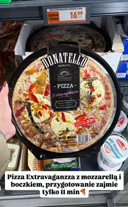 Biedronka Pizza Extravaganzza Donatello z mozzarellą i boczkiem oferta