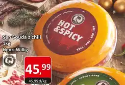 Market Point Ser Gouda z chili 1kg Henri Willig oferta