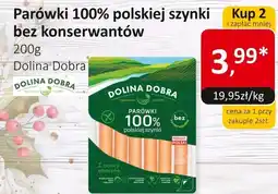 Market Point Parówki 100% polskiej szynki bez konserwantów Dolina Dobra oferta