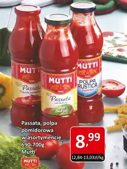 Market Point Passata, polpa pomidorowa w asortymencie 690-700g Mutti oferta