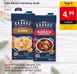 Market Point Zupa Barszcz czerwony, żurek Krakus oferta
